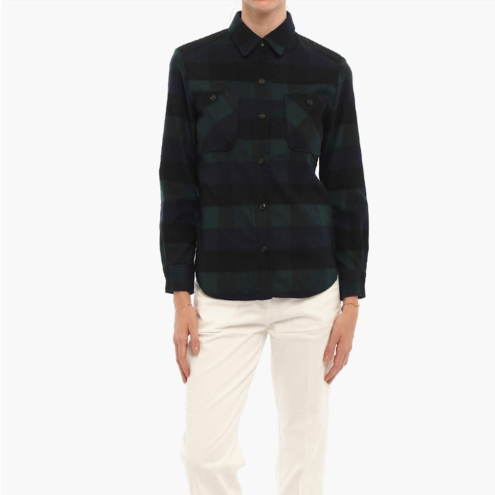 Woolrich plaid buffalo button flannel shirt